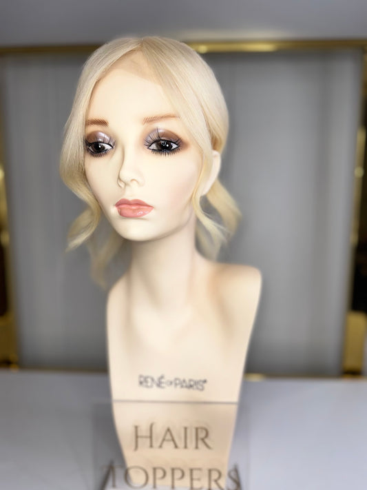 12 inch (3.5x5) Swiss Front Lace Topper Level 10 KLee Luxury Wigs