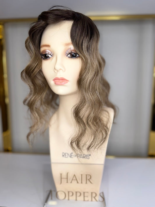 16 inch (3x5) Ombre Crown Cover Topper KLee Luxury Wigs