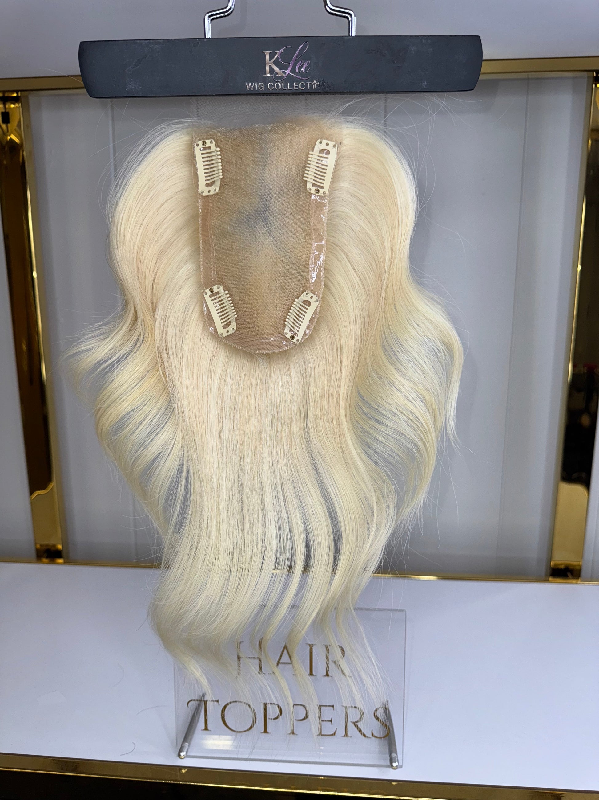 12 inch (3.5x5) Swiss Front Lace Topper Level 10 KLee Luxury Wigs